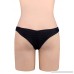 FOCUSSEXY Women's Bikini Bottom Thong Swimwear Black B01H6FUU6A